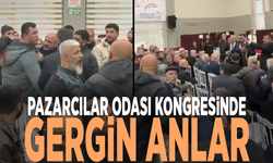 Pazarcılar Odası kongresinde gergin anlar