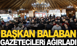 BAŞKAN BALABAN GAZETECİLERİ AĞIRLADI
