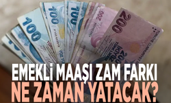 Emekli maaşı zam farkı ne zaman yatacak?