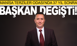 Manisa Terziler Odası’nda 37 Yıl Sonra Bayrak Değişimi
