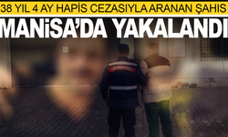 38 Yıl 4 Ay Hapis Cezasıyla Aranan Şahıs Manisa’da Yakalandı