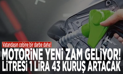 Motorine yeni zam geliyor! Litresi 1 lira 43 kuruş artacak