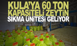 Kula’ya 60 Ton Kapasiteli Zeytin Sıkma Ünitesi Geliyor