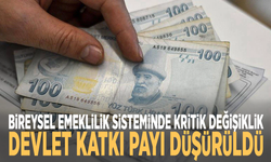 Bireysel emeklilik sisteminde kritik değişiklik... Devlet katkı payı düşürüldü