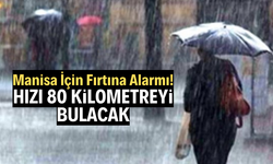 Manisa İçin Fırtına Alarmı: Hızı 80 Kilometreyi Bulacak!