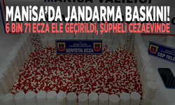 Manisa’da jandarma baskını! 6 bin 71 ecza ele geçirildi, şüpheli cezaevinde