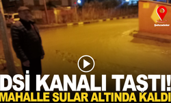 Manisa'da DSİ kanalı taştı: Mahalle sular altında kaldı!
