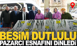 Besim Dutlulu Kırkağaç’ta Pazarcı Esnafı ve Vatandaşlarla Buluştu