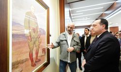 ‘Sarışın Bir Kurt’ Atatürk Sergisi Ziyaretçileriyle Buluştu