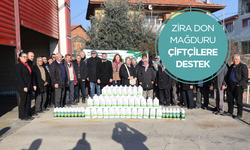 Zirai don mağduru üreticilere Kula’da gübre ve aminoasit desteği