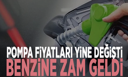 Pompa fiyatları yine değişti... Benzine zam geldi