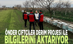 Önder çiftçiler DERİM projesi ile bilgilerini aktarıyor