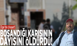 Ege'de cinayet! Boşandığı karısının dayısını öldürdü