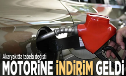 Akaryakıtta tabela değişti: Motorine indirim geldi