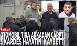 Feci kaza! Otomobil tıra arkadan çarptı: 3 kardeş hayatını kaybetti