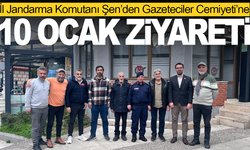 Manisa İl Jandarma Komutanı Şen’den Gazeteciler Cemiyeti’ne 10 Ocak ziyareti