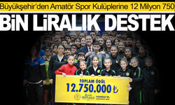 Büyükşehir’den Amatör Spor Kulüplerine 12 Milyon 750 Bin Liralık Destek