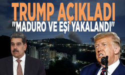 Trump: "Maduro ve eşi yakalandı"