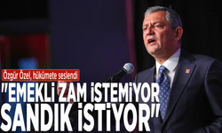 Özgür Özel, hükümete seslendi: "Emekli zam istemiyor, sandık istiyor"