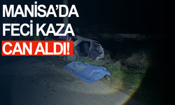 Manisa'da kontrolden çıkan otomobil elektrik direğine çarptı: Talihsiz adam yaşamını yitirdi