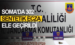 Soma’da 302 sentetik ecza ele geçirildi