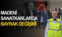 Manisa'da Madeni Sanatkarlarda bayrak değişimi