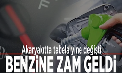 Akaryakıtta tabela yine değişti! Benzine zam geldi