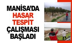 Manisa'da sağanak sonrası hasar tespit çalışmaları başladı