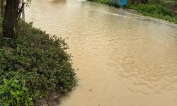 Tatil beldesi sular altında