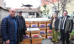 Kovanları sele kapılan arıcıya Büyükşehir’den destek