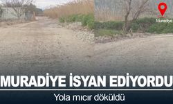 Muradiyeliler İsyan ediyordu! Yola mıcır döküldü