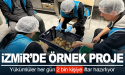 İzmir’de örnek proje: Yükümlüler her gün 2 bin kişiye iftar hazırlıyor
