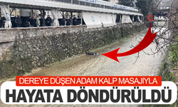 ursa’da dereye düşen adam kalp masajıyla hayata döndürüldü