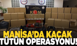 Manisa’da kaçak tütün operasyonu: Milyonlarca makaron ele geçirildi