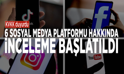 KVKK duyurdu: 6 sosyal medya platformu hakkında inceleme başlatıldı