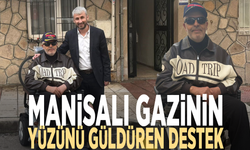 Manisalı gazinin yüzünü güldüren destek