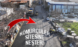 Manisa’da Kömürcüler Sitesi’nin yolları sil baştan