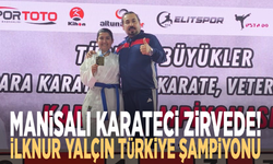 Manisalı karateci zirvede! İlknur Yalçın Türkiye şampiyonu