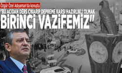 Özgür Özel Adıyaman'da konuştu: "Bu acıdan ders çıkarıp depreme karşı hazırlıklı olmak birinci vazifemiz"