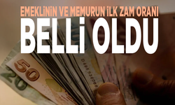 Emeklinin ve memurun ilk zam oranı belli oldu