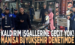 Kaldırım işgallerine geçit yok! Manisa Büyükşehir denetimde
