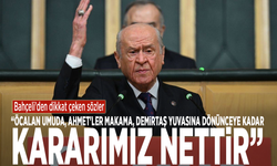Bahçeli'den dikkat çeken sözler: "Öcalan umuda, Ahmet'ler makama, Demirtaş yuvasına dönünceye kadar kararımız nettir"