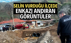 Selin vurduğu ilçede enkazı andıran görüntüler