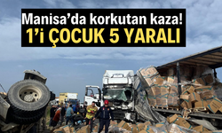 Manisa’da korkutan kaza: 1’i çocuk 5 yaralı