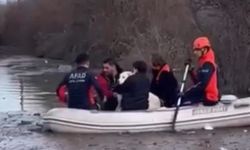 Muğla'da dere yatağındaki 5 kişi byle kurtarıldı