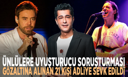 Ünlülere uyuşturucu soruşturması: Gözaltına alınan 21 kişi adliye sevk edildi