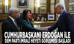 Cumhurbaşkanı Erdoğan ile DEM Parti İmralı Heyeti görüşmesi başladı