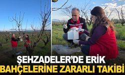 Şehzadeler’de Erik Bahçelerine Zararlı Takibi