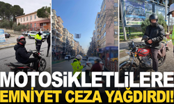 Manisa'da motosiklet denetiminde milyonluk ceza!