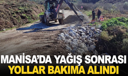 Manisa’da Yağış Sonrası Yollarda Hummalı Çalışma